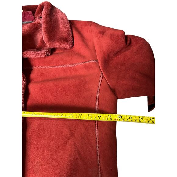 Jones New York Red Women Button Up Coat Size XL - Picture 6 of 8